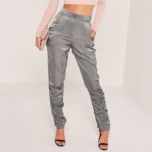 NWT Missguided Satin Cigarette Trouser